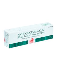 Anticongestiva cusi (pasta lassar)  1 tubo de 45 g