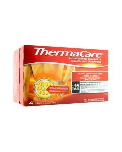 Thermacare 4 parches de calor para zona lumbar y cadera