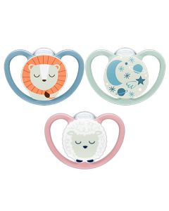 Nuk Chupete Space Night Silicona 0-6 meses