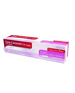 Gine-canesten 20 mg/g crema vaginal  1 tubo de 20 g