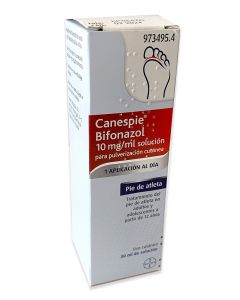 Canespie bifonazol 10 mg/ml solucion para pulverizacion cutanea  1 frasco de 30 ml