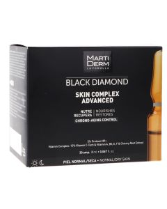 Martiderm Ampollas Black Diamond Skin Complex Advanced 30 ampollas