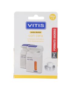 Seda Dental Vitis Con Cera Duplo 2x50m
