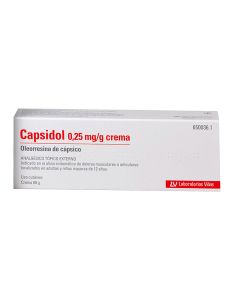 CAPSIDOL 0,25mg/g CREMA, 1 tubo de 60 g