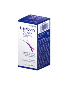 LACOVIN 50 mg/ml SOLUCIÃ“N CUTÃNEA, 1 frasco de 60 ml