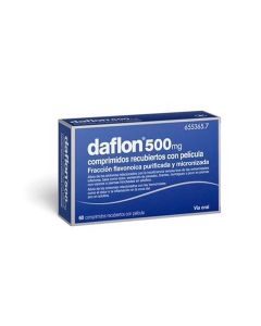 Daflon 500 mg comprimidos recubiertos con película  60 comprimidos