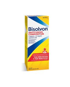 BISOLVON ANTITUSIVO COMPOSITUM 3 mg/ml + 1,5 mg/ml SOLUCION ORAL, 1 frasco de 200 ml