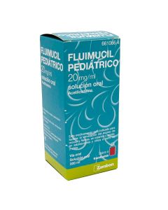 FLUIMUCIL PEDIATRICO 20 mg/ml SOLUCION ORAL, 1 frasco de 200 ml