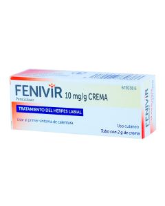 FENIVIR 10 mg/g CREMA, 1 tubo de 2 g
