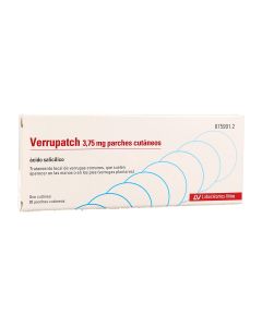 VERRUPATCH 3,75 MG PARCHES CUTANEOS, 20 apósitos