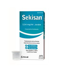 SEKISAN 3,54 mg/ml JARABE, 1 frasco de 200 ml