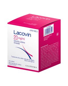 LACOVIN 20 mg/ml SOLUCIÃ“N CUTÃNEA, 4 x 60 ml