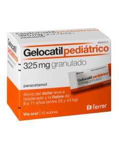 Gelocatil pediatrico 325 mg granulado  12 sobres
