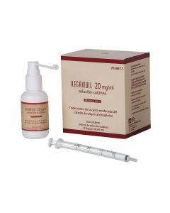 REGAXIDIL 20 mg/ml SOLUCION CUTANEA, 240 ml (4 frascos de 60 ml)