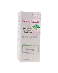 Bronchostop antitusivo y expectorante solucion oral, 1 frasco de 200 ml