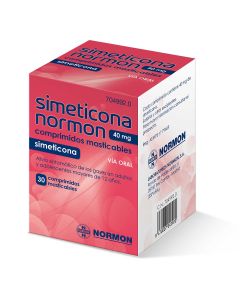 NORAFLAT 40 MG COMPRIMIDOS MASTICABLES, 30 comprimidos