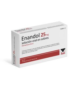 Enandol 25 mg solucion oral en sobres 10 sobres