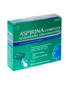 Aspirina complex granulado efervescente  10 sobres