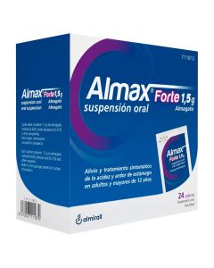ALMAX FORTE 1,5 g SUSPENSION ORAL,24 sobres