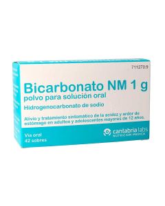 BICARBONATO NM 1 G POLVO PARA SOLUCION ORAL, 42 sobres