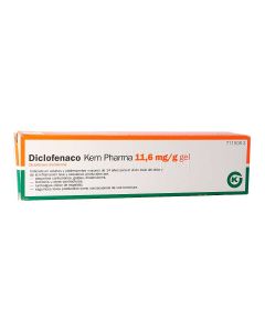DICLOFENACO KERN PHARMA  11,6 mg/g GEL, 1 tubo de 100 g