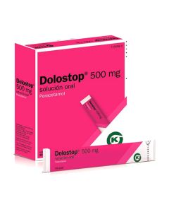 DOLOSTOP 500 MG SOLUCION ORAL, 10 sobres
