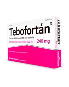 TEBOFORTAN 240 MG COMPRIMIDOS RECUBIERTOS CON PELiCULA, 30 comprimidos