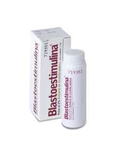 BLASTOESTIMULINA 20 MG/G POLVO CUTANEO, 1 frasco de 5 g