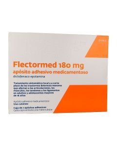 Flectormed 180 mg aposito adhesivo medicamentoso, 7 apÃ³sitos