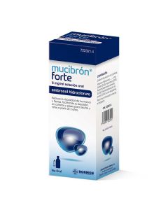 MUCIBRON FORTE 6 MG/ML SOLUCION ORAL, 1 frasco de 250 ml