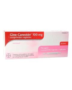 Gine-canesten 100 mg comprimidos vaginales  6 comprimidos