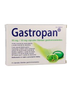 Gastropan 90 mg/50 mg capsulas blandas gastrorresistentes 14 cÃ¡psulas