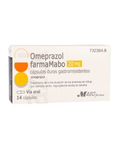 Omeprazol farmamabo 20 mg capsulas duras gastrorresistentes, 14 cÃ¡psulas