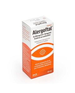 Alergoftal 0 25 mg/ml+ 5 mg/ml colirio en solucion  1 frasco de 10 ml