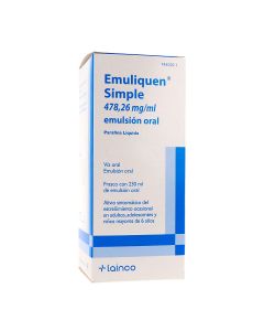 Emuliquen simple 478,26 mg/ml emulsion oral, 1 frasco de 230 ml