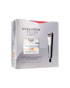 Cofre Eucerin Hyaluron Filler X3 Efecto SPF30