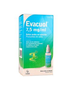 Evacuol 7,5 mg/ml gotas orales en soluciÃ³n, 1 frasco de 30 ml