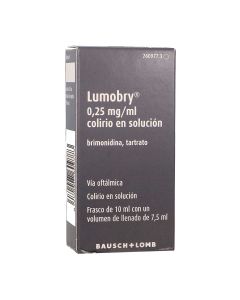 Lumobry 0,25 mg/ml colirio en solucion, 1 frasco de 7,5 ml