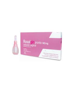 ROSALGIN PRONTO 140 mg SOLUCIÃ“N VAGINAL, 5 envases unidosis de 140 ml