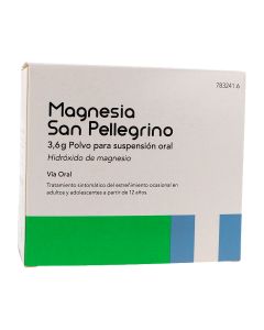Magnesia san pellegrino 3,6 g polvo para suspension oral, 20 sobres