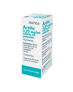 Artific 3 20 mg/ml colirio en solucion  1 frasco de 10 ml