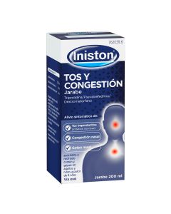 INISTON TOS Y CONGESTION JARABE, 1 frasco de 200 ml