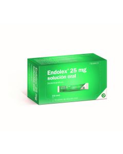 Endolex 25 mg solución oral 10 sobres de 10 ml