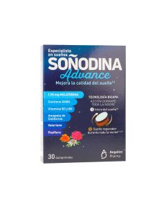 Soñodina Advance Melatonina Bicapa Sueño 30 Comprimidos