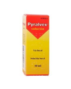 Pyralvex solucion, 1 frasco de 10 ml