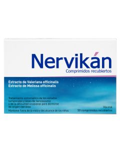 NERVIKAN COMPRIMIDOS RECUBIERTOS, 50 comprimidos