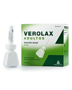 VEROLAX ADULTOS SOLUCION RECTAL, 6 enemas de 7,5 ml