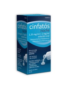 Cinfatos noche 1 33 mg/ml + 2 mg/ml solucion oral  1 frasco de 150 ml (frasco pet)
