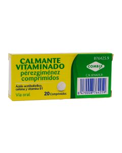 Calmante vitaminado perezgimenez comprimidos, 20 comprimidos