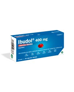Ibudol 400 mg capsulas blandas  20 cápsulas (pvc/pvdc/al)